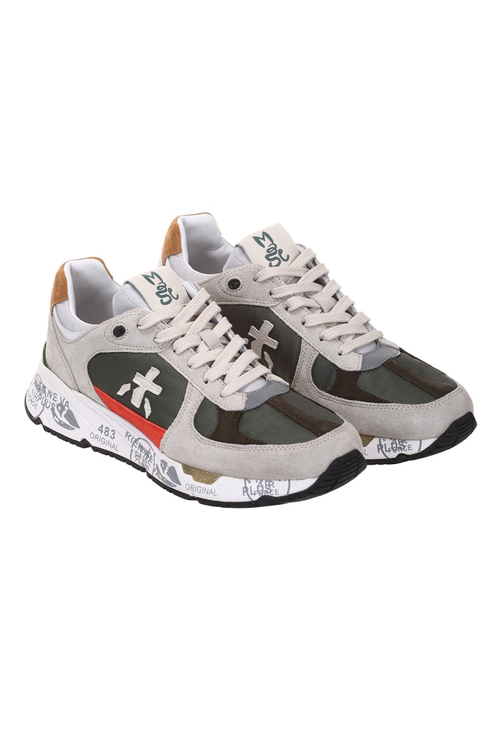 shop PREMIATA Saldi Scarpe: Premiata sneakers "Mase 6157" in pelle scamosciata e inserti in tessuto tecnico.
Logo Premiata.
Suola ergonomica.
Altezza Suola: 4 cm.
Composizione Suola: 65% EVA 5% TPU 30% gomma.
Composizione Tomaia: 55% pelle di vitello 45% poliammide.
Fodera: 100% pelle di capra.
Made in Vietnam.. MASE-6157 number 1058723